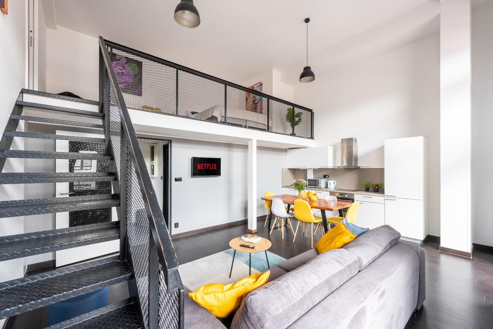 Apartments With Large Balcony, Parking Prag Eksteriør billede